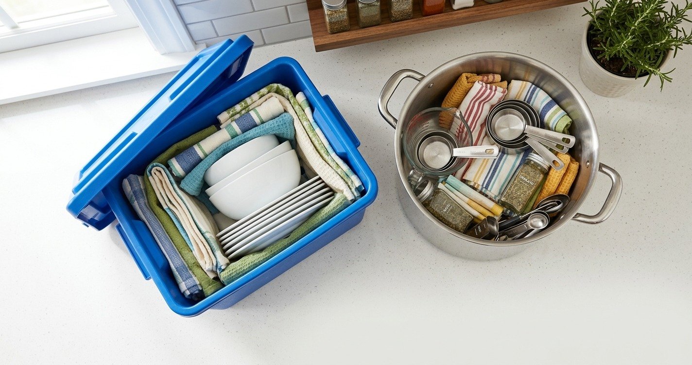 How to Pack a Kitchen for Moving Without Wasting Space